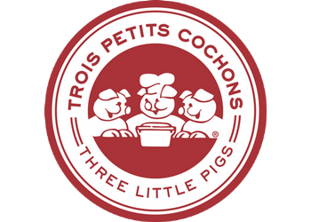 Les trois petits cochons Logo Les trois petits cochons